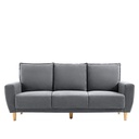 Sofá 3 cuerpos Maya gris