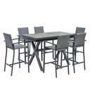 Comedor bar terraza extensible 6 sillas Lucca - Lucca