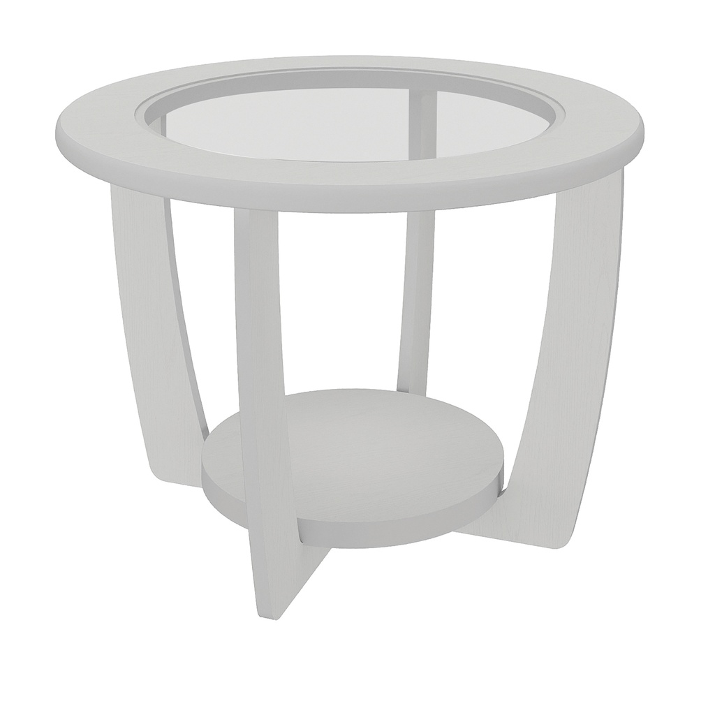 Mesa centro Curve blanco