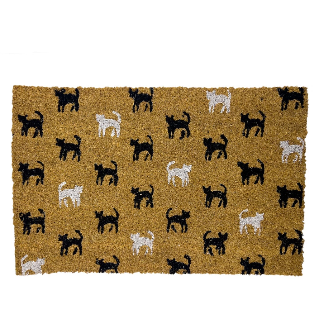 Limpiapies 40x60cm gatos BN