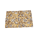 Individual 33x45cm flower print crudo