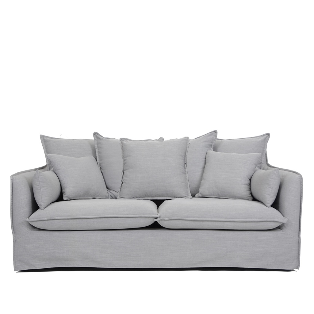 Sofa 2 cuerpos Hobart gris