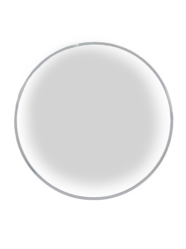 Espejo redondo 60cm Uri plateado