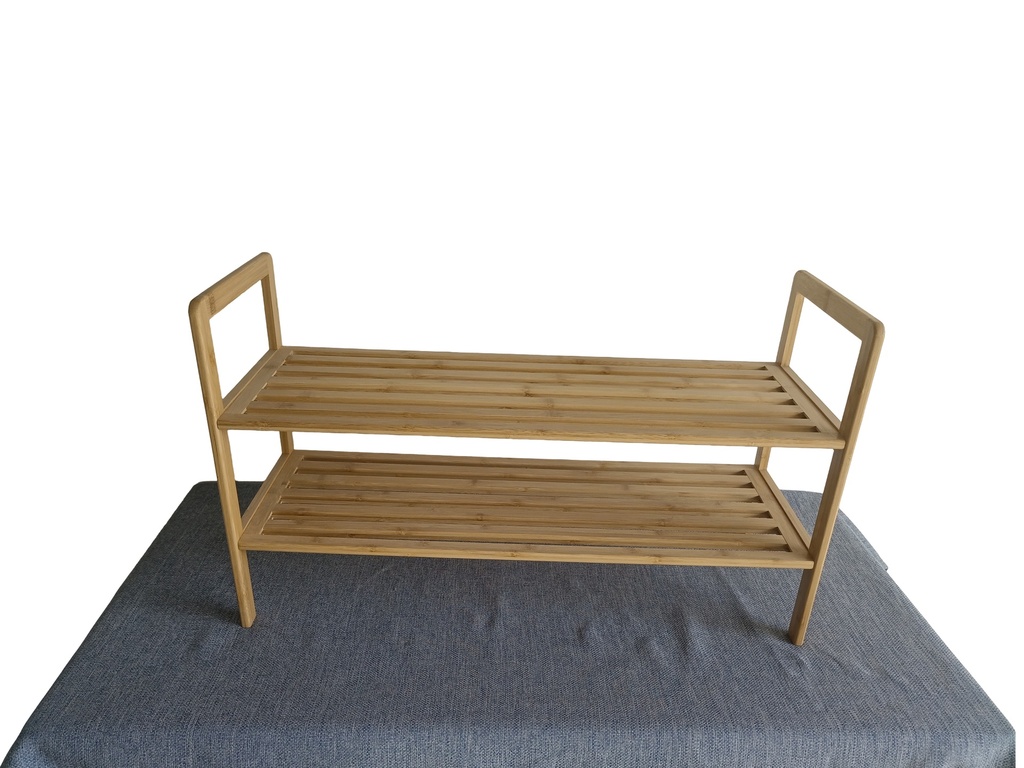 Zapatero 2 niveles bambú