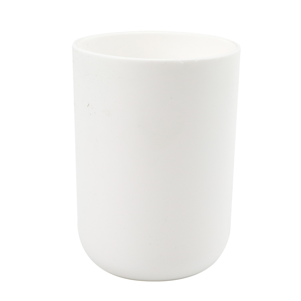 Vaso plástico blanco 6,5x10cm