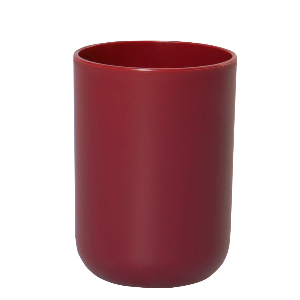 Vaso plástico burdeo 6,5x10cm