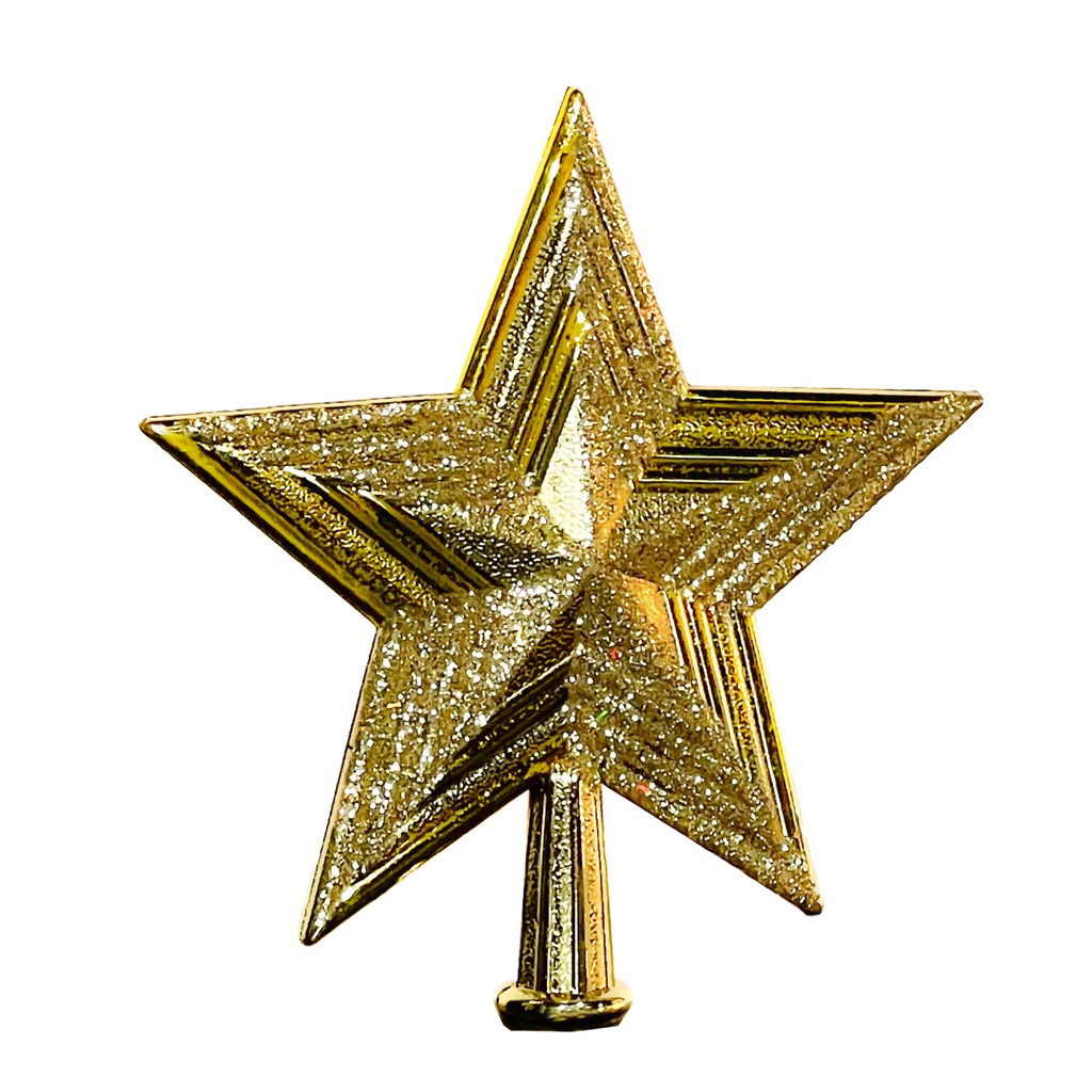 Estrella árbol navidad 16x12cm