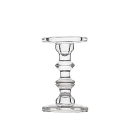 [230027463] Portavelas vidrio transparente 18cm