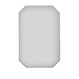 [230029993] Espejo rectangular 40,5x60cm Frode dorado