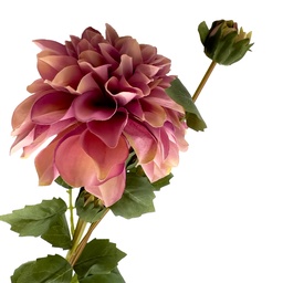 [230030201] Flor artificial rosada 80cm