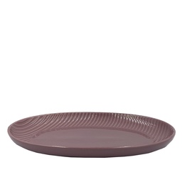 [230031966] Plato ovalado Comacchio morado 30,5cm