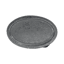 [230034351] Bandeja ovalada plateada 23,5x15x1cm