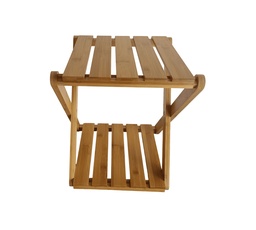 [230035321] Estante 2 niveles bambú 33x33x37cm