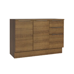 [230040639] Base cocina Stella café 2 puertas 3 cajones 120cm